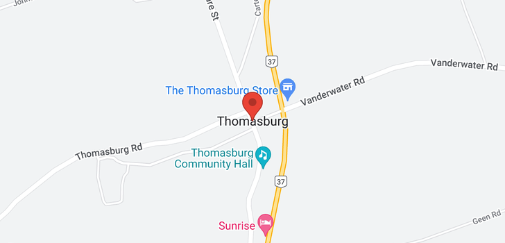 map of 676 THOMASBURG ROAD